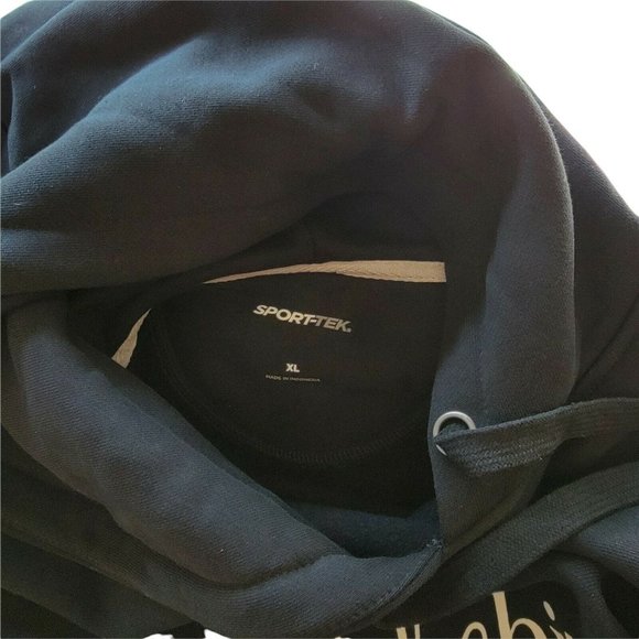 The Original Cakebites Hooded Sweatshirt Size Large Black Hoodie Sport-Tek - Picture 4 of 4